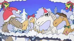 Christmas Singing Horses