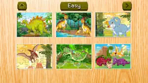 dinosaur puzzles - 恐龙园 宝宝拼图 儿童拼图 恐龙拼图