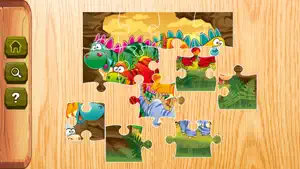 dinosaur puzzles - 恐龙园 宝宝拼图 儿童拼图 恐龙拼图