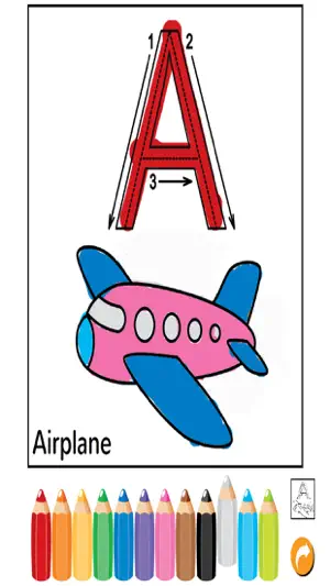 ABC拼音示踪着色书：英语词汇学习幼儿和孩子们！