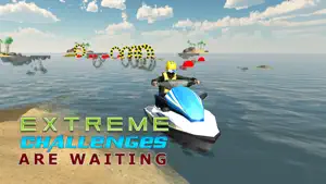 喷气滑雪模拟器 - 摩托艇驾驶和停车位模拟游戏