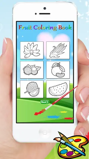 食品图画书为孩子 - 果蔬抽选游戏